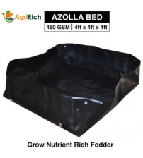 AgriRich Azolla Cultivation Bed 450 GSM 4ft x 4ft x 1ft (Black)